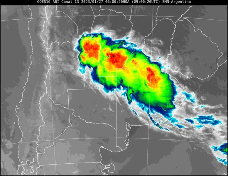 Alerta por tormentas en la provincia de Buenos Aires