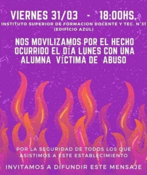 Movilización en el Jesuita Cardiel