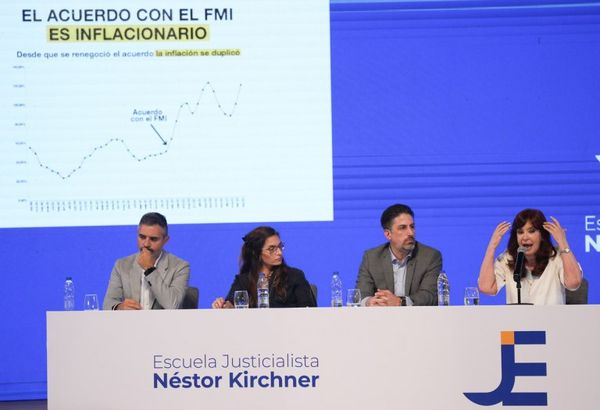 Cristina Kirchner apuntó duro al FMI