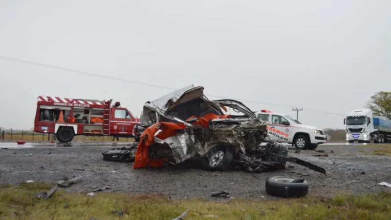Choque frontal y dos muertes en la Ruta 51