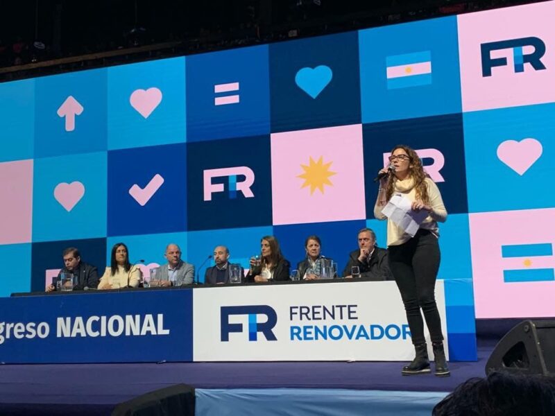 Jimena López vocera por la Unidad en el Congreso del Frente Renovador