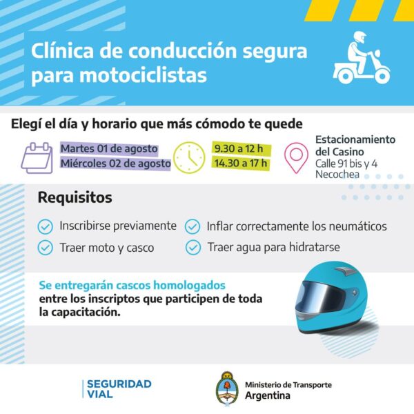 Llega la clínica de conducción segura para motociclistas