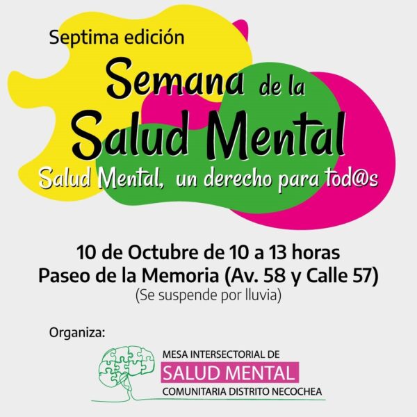 Hoy se realiza la Jornada de Salud Mental