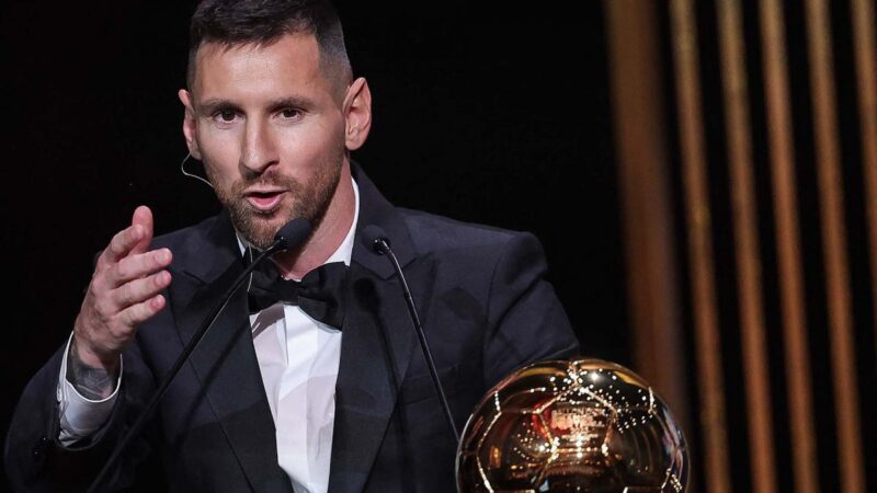 Lionel Messi ganó su octavo Balón de Oro