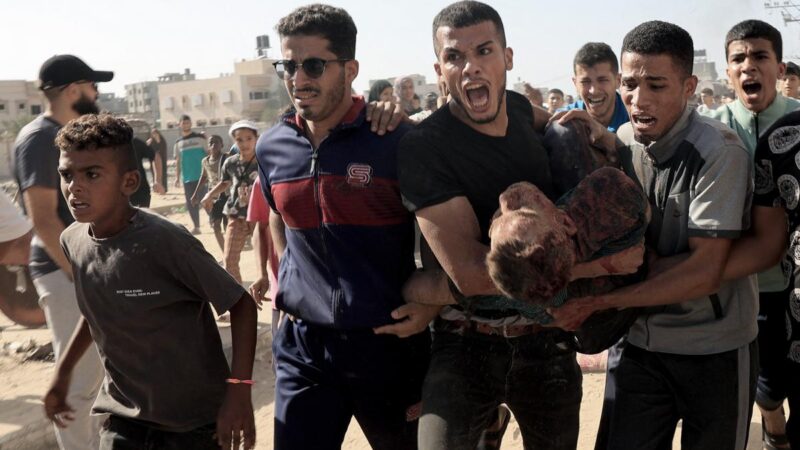 Murieron 5 mil niños, por los ataques israelíes en Gaza