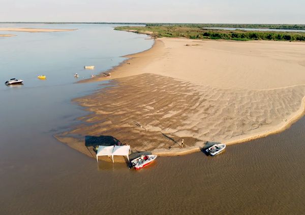 Importante baja del Río Paraná este semana