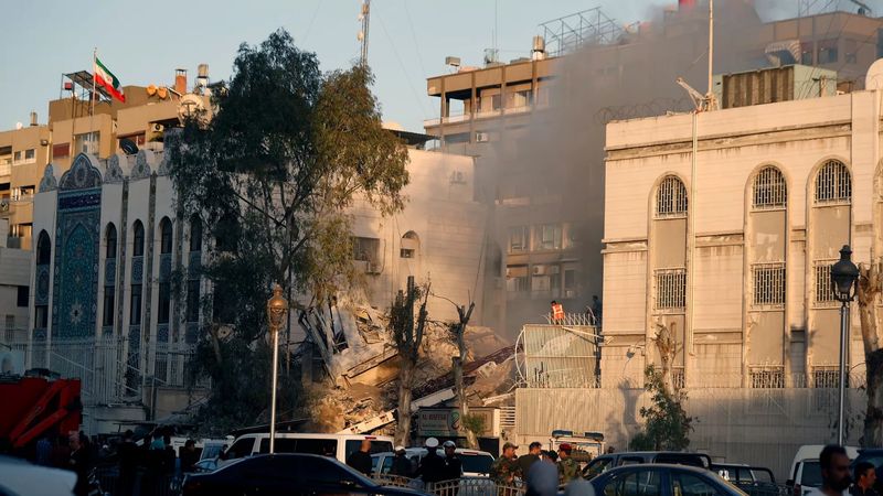 Israel destruye el consulado de Irán en Damasco