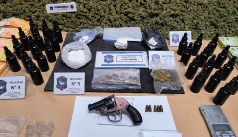 Incautan seis kilos de marihuana en operativo en Quequén