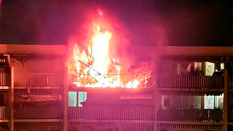 Incendio en Francia. Tres niños muertos