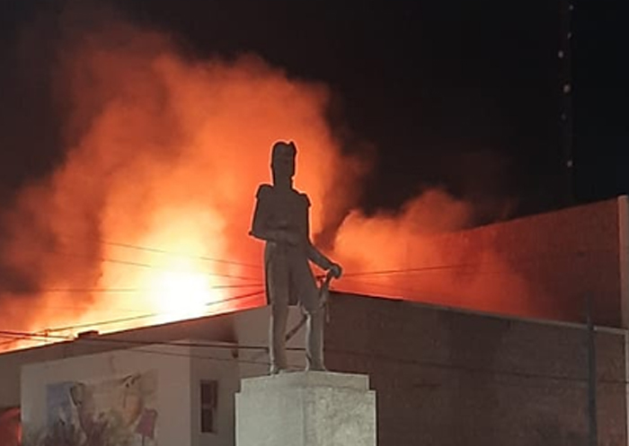 Incendio del Teatro Municipal de San Cayetano