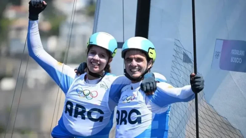 Medalla de plata en vela