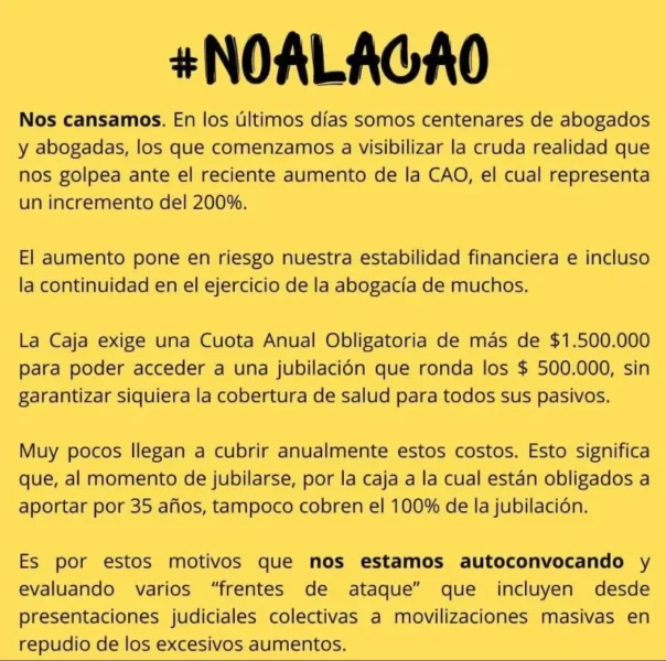 Los abogados bonaerenses en conflícto