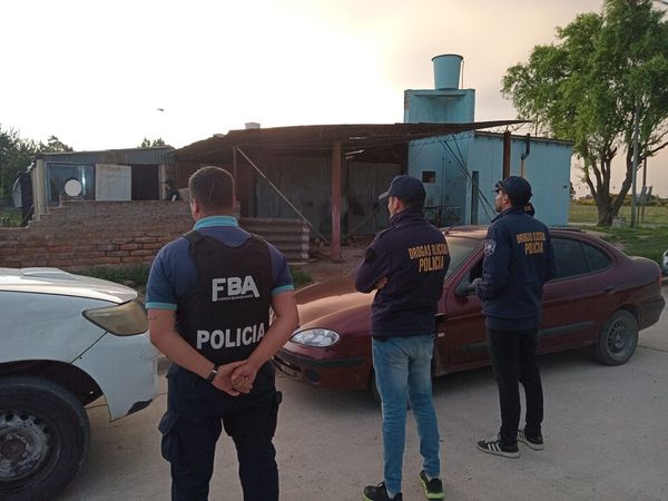 Allanaron viviendas por venta de drogas en Lobería
