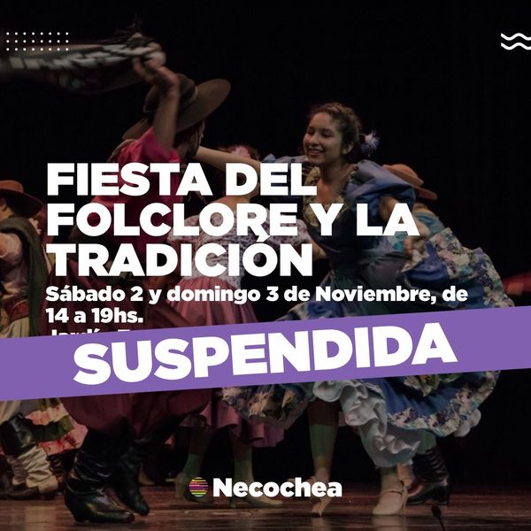 Fiesta del folklore suspendida