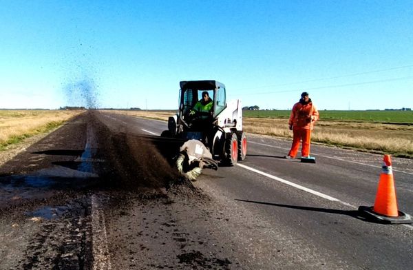 Detuvieron trabajos en la Ruta 3