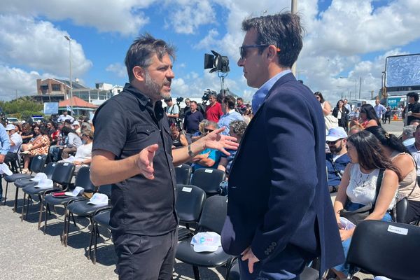 Arturo Rojas en el lanzamiento del Operativo Sol