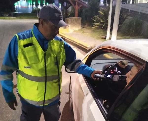 159 conductores no pasaron el control de alcohol