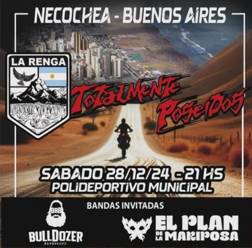 Necochea se prepara para recibir a La Renga el próximo 28 de diciembre