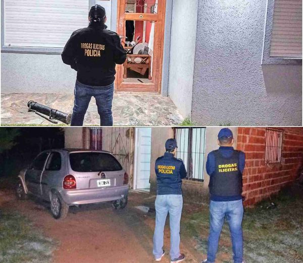 Allanamientos antidroga en Tres Arroyos