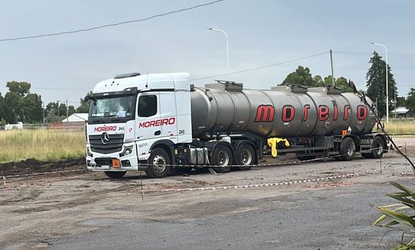 Desvío en Ruta 3 por derrame de soda cáustica