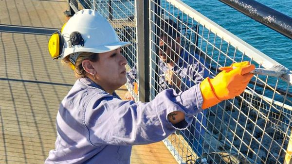 Nuevas obras en el mirador de la Escollera Norte