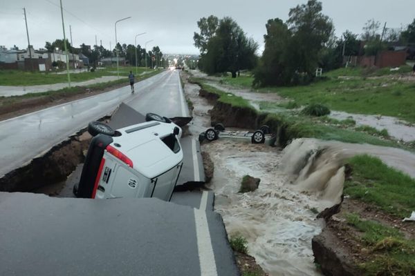 Temporal en Bahía Blanca