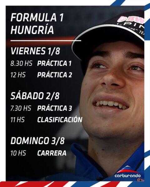 F1: Hungría, la nueva etapa de Colapinto