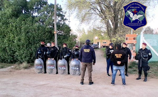 Gran operativo antidrogas en Tres Arroyos