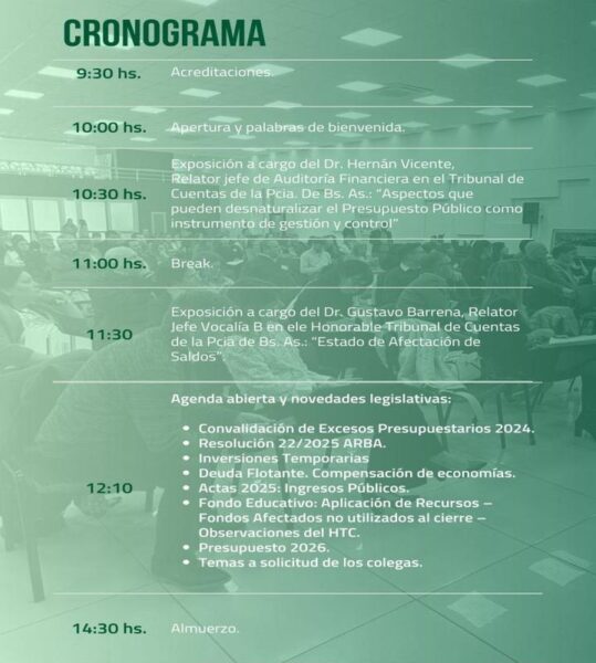 Jornada de contadores en Necochea
