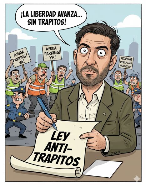 Sale con fritas. Humor político: HOY: Trapitos ¡FUERA!