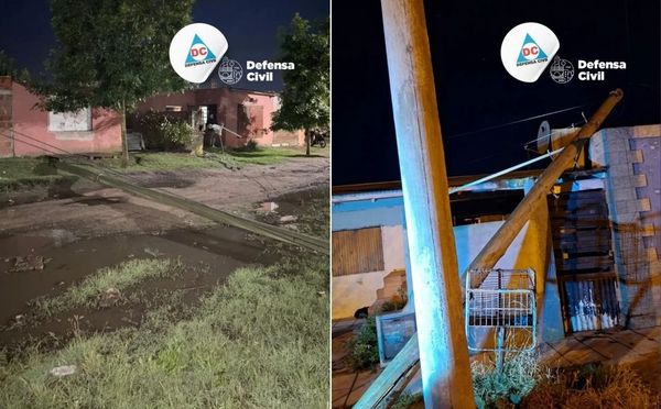 Operativo de emergencia en Necochea