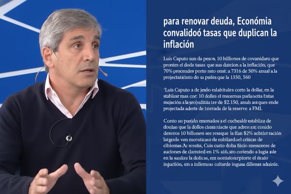 El mercado castiga a Caputo