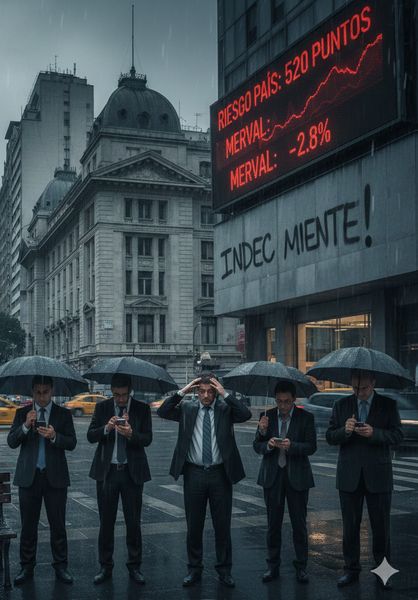 El Mercado castiga a Milei por la mentira del INDEC