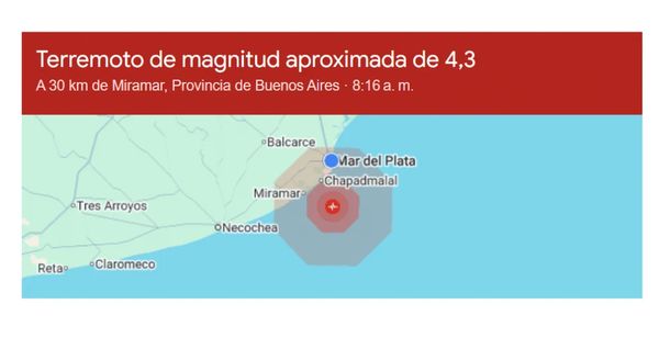 Mar del Plata: Un fuerte sismo sacudió la ciudad