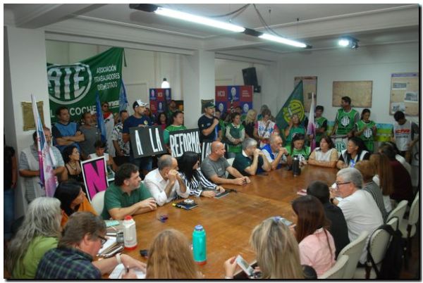Rechazo a la reforma laboral