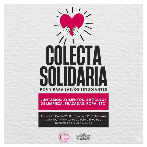 Campaña Solidaria en el ISFDyT N°31