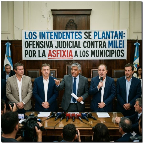Los intendentes se plantan