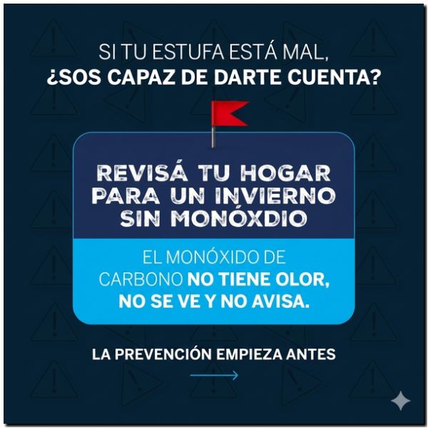 GAS: Prevenciones para el invierno