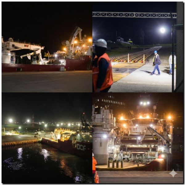 PUERTO QUEQUÉN: Concretó un hito histórico