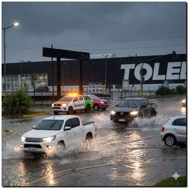 NECOCHEA: Temporal con evacuados