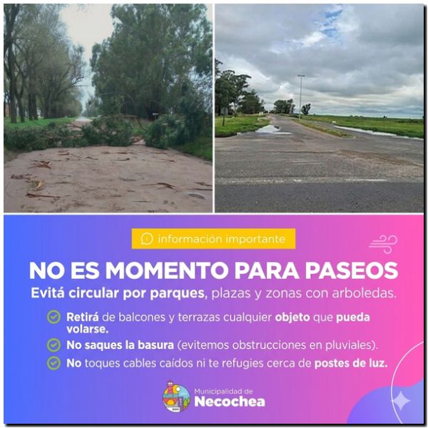 NECOCHEA: Restringen circulación