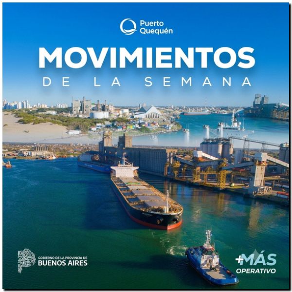 PUERTO QUEQUÉN: Intenso ritmo operativo