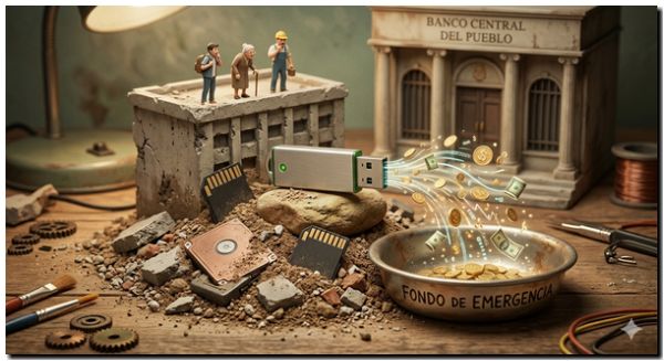 Humor político. HOY: El pendrive mágico de Adornito.