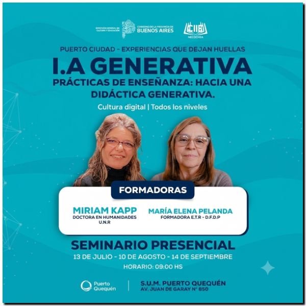 PUERTO QUEQUÉN: Seminario sobre IA