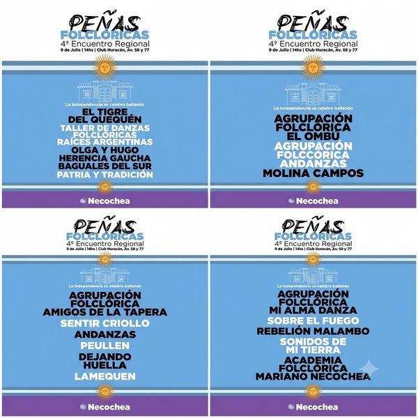 NECOCHEA: Invitación a la fiesta de la independencia