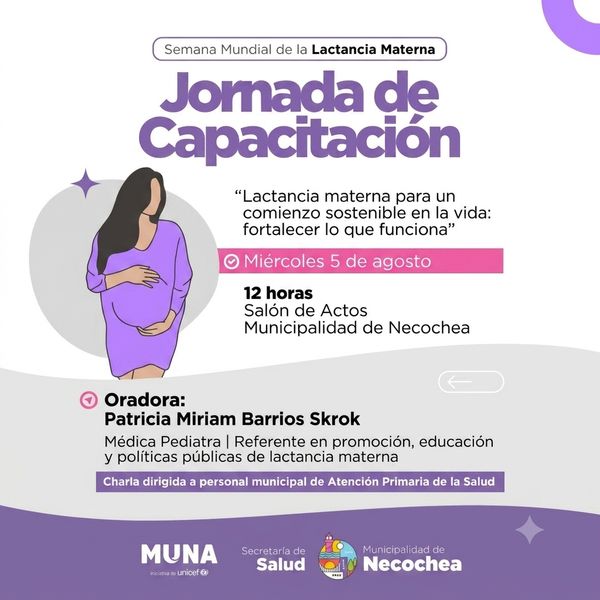 NECOCHEA: Jornada sobre lactancia materna