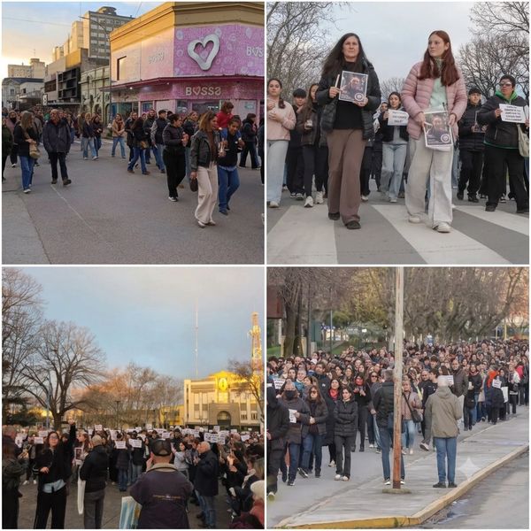 Necochea marchó en silencio por Anita Peralta